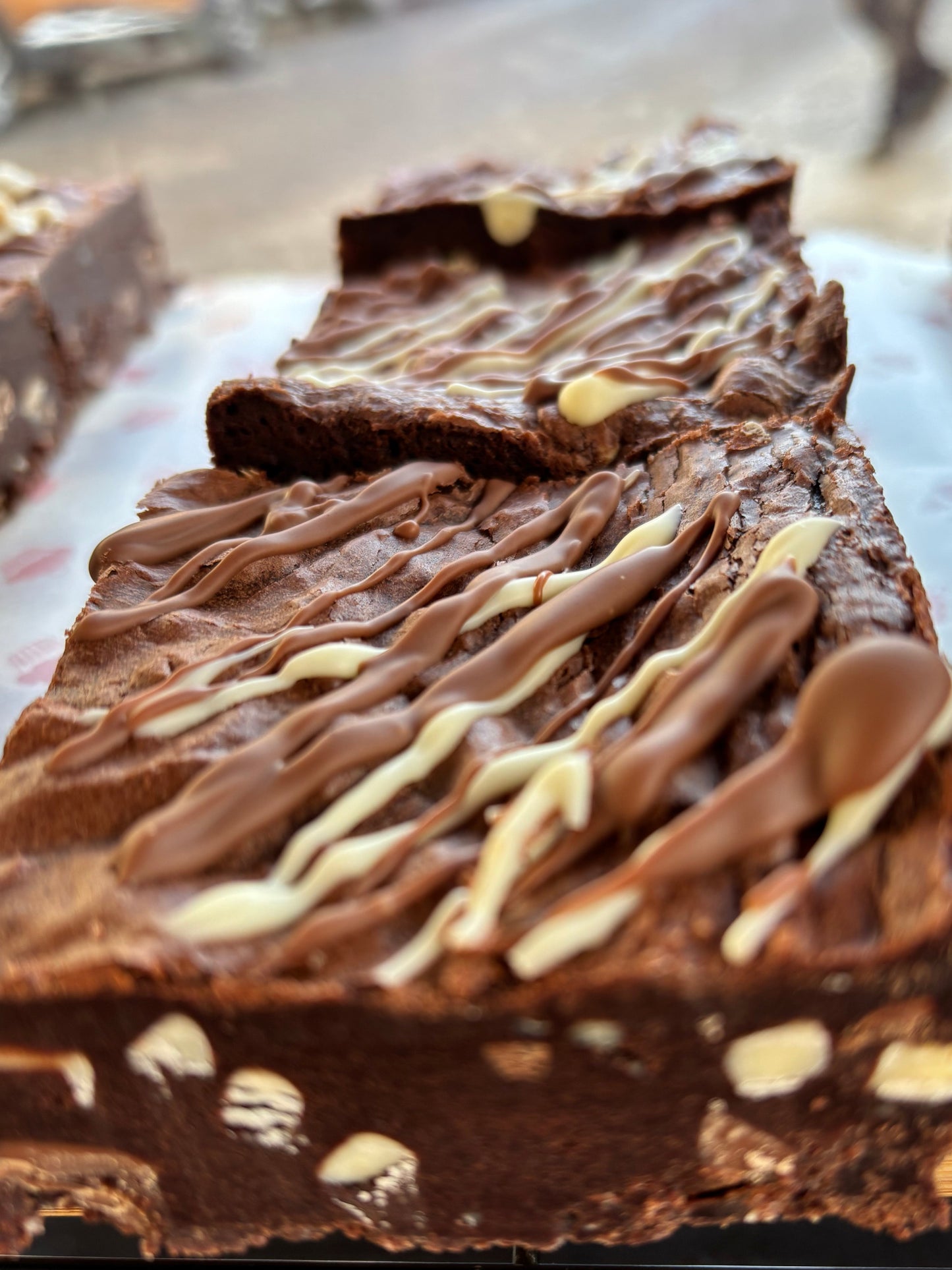 Belgian Triple Chocolate Brownie