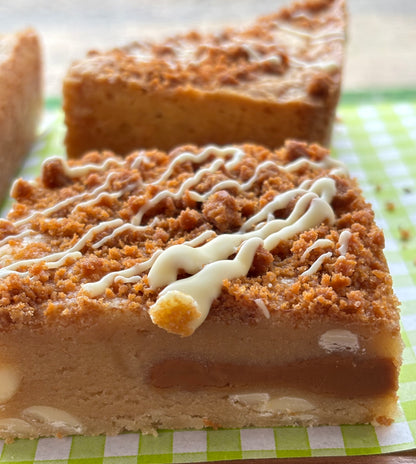 Biscoff & White Chocolate Blondie